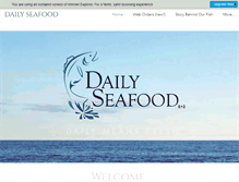 Tablet Screenshot of dailyseafood.ca